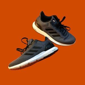 Women's Black and Gray Adidas Cosmic 2.0 SL Cloudfoam Running Shoes Size 7.5